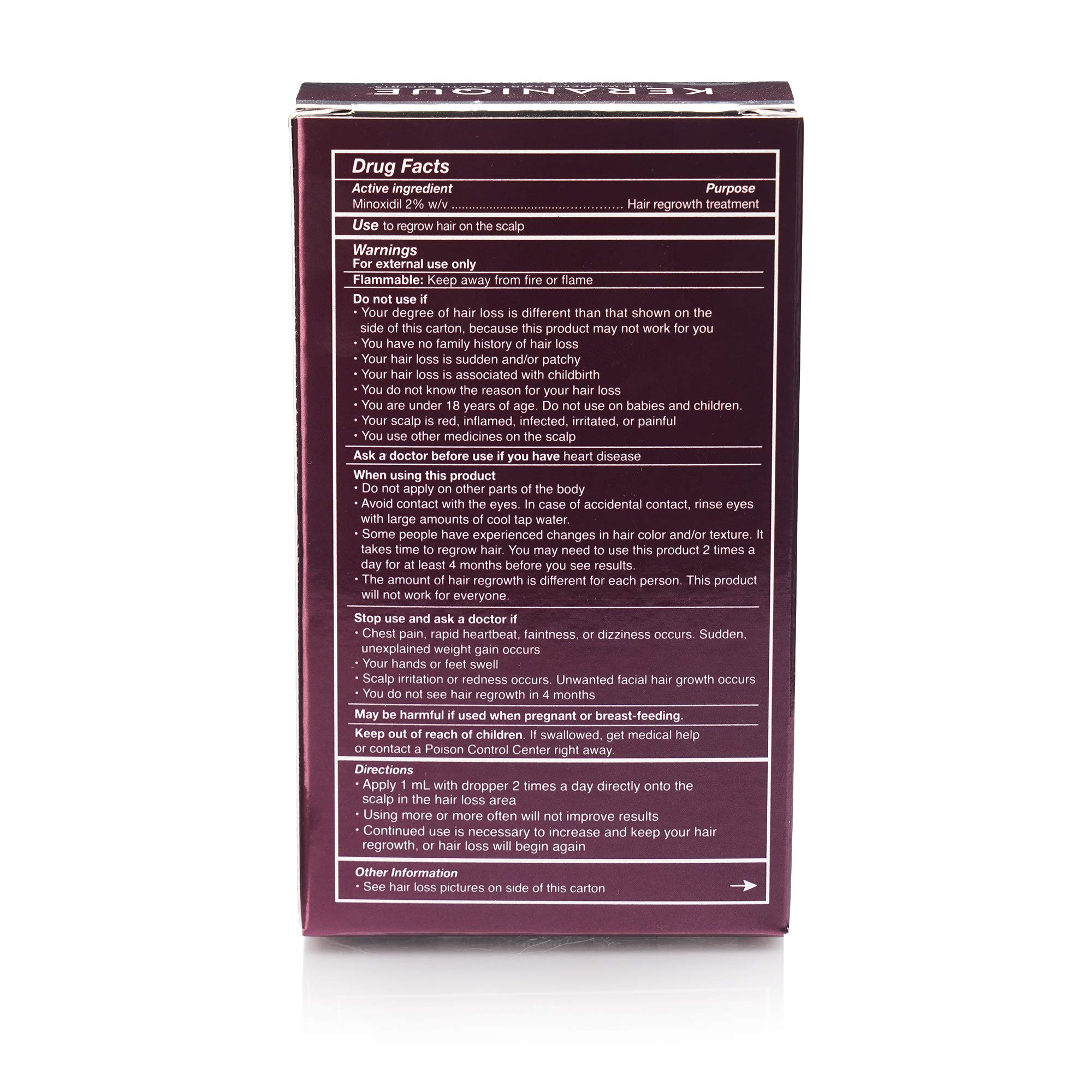 Buy Keranique Minoxidil Hair Regrowth Treatment with Dropper 2