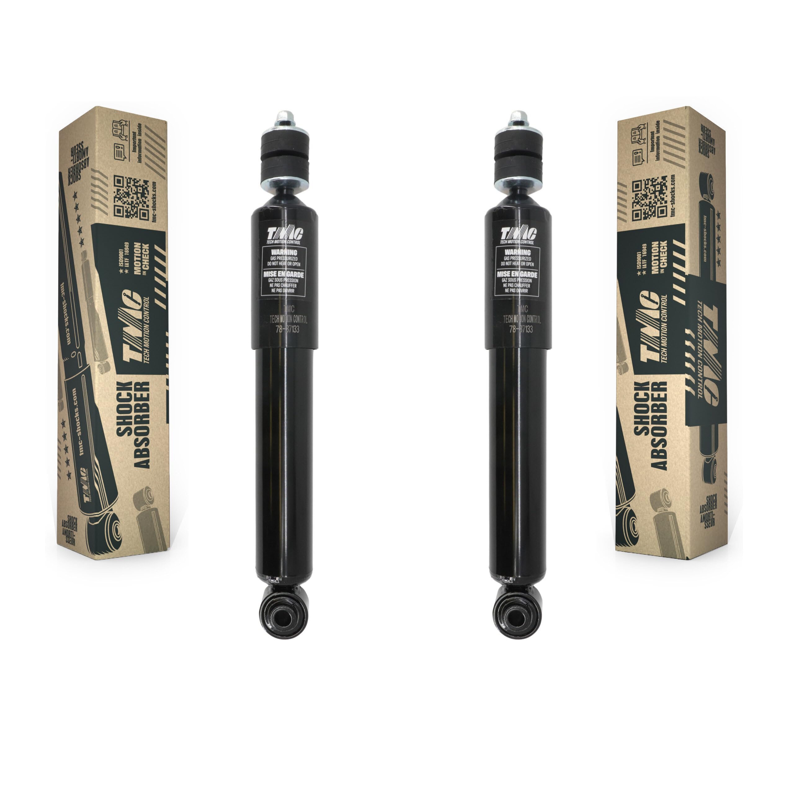 TMC Rear Suspension Shock Absorbers Pair Replacement For Honda Civic - Left Right Side (Driver Passenger) K78-100412 — view 111