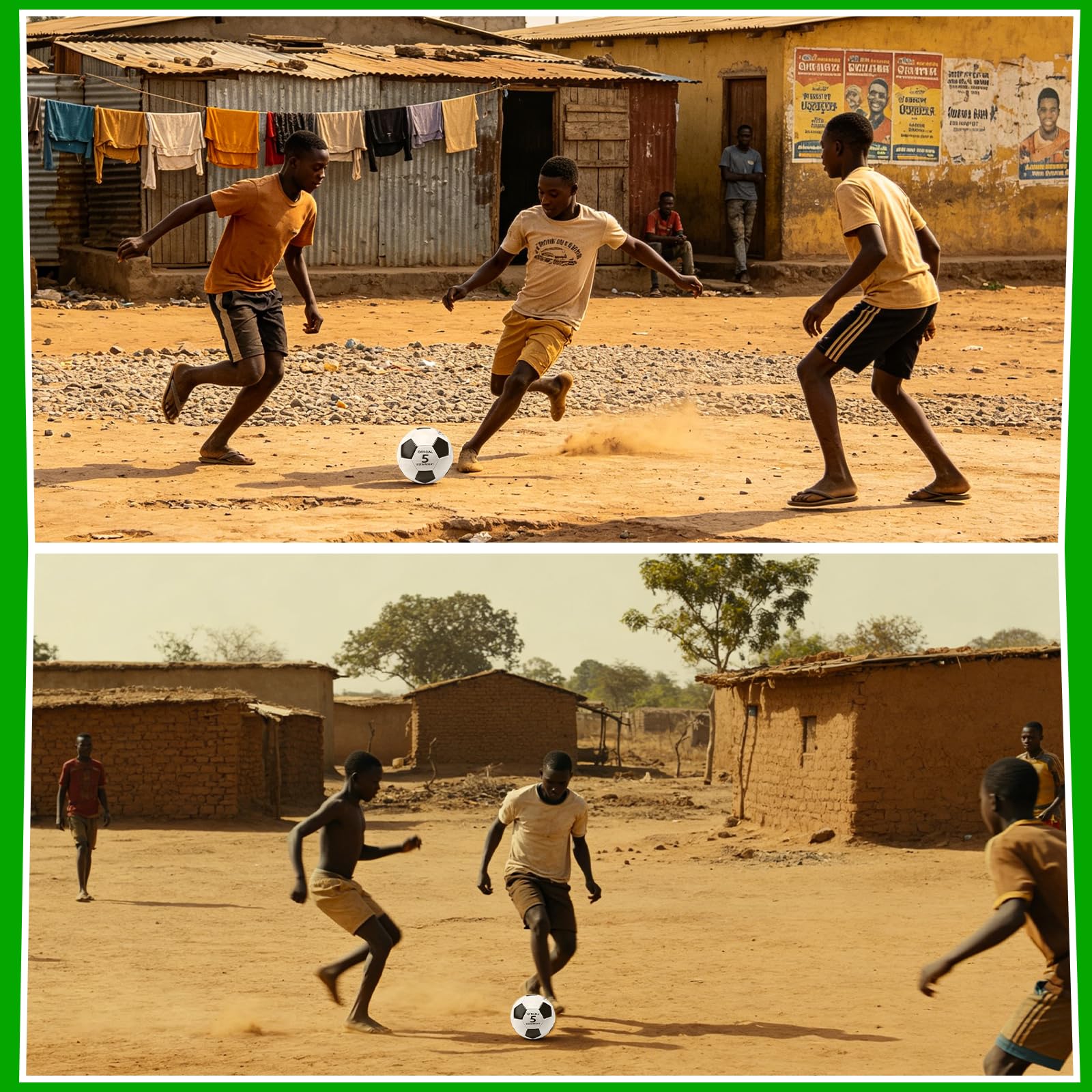 NICEMOVIC Palloni da calcio sgonfi, misura 5, con pompe, articoli sfusi natalizi per adulti, donazione di beneficenza, treno, gioco di pratica, palline da calcio sgonfiate con aghi per pompa