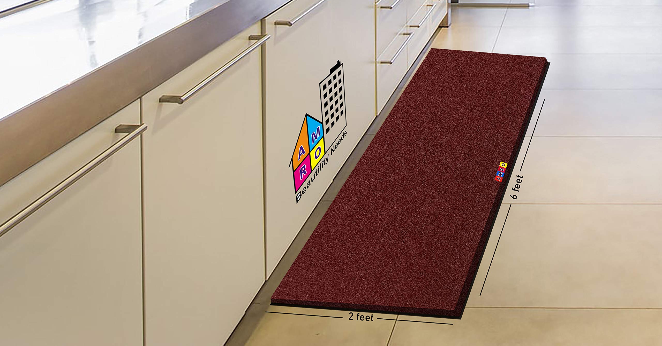 Online Mat and Home Decor Store Entrance Door Mats Large Size 2 X 6 ft PVC Thick Doormat for Outdoor, Home, Offices, Malls, Restaurant, Hotel etc. High Foot Fall Areas, 12 mm (Brown) (B08F3RH59F) Amazon Price History, Amazon Price Tracker