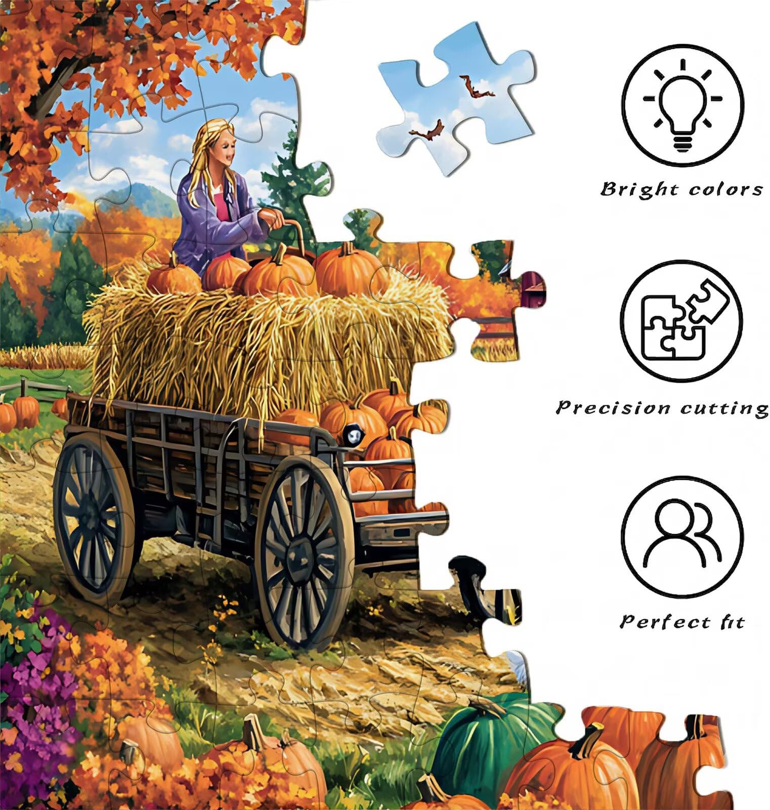 Puzzle 6000 elementów, drewniane puzzle dla dorosłych – Impossible Puzzle 179,5 x 105,5 cm niffy gra myśleniowa i myślenie dla kobiet i mężczyzn, gra rodzinna, prezent dla kobiet, gospodarstwo