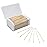 BOOSTEADY 6 Inch Cotton Gun Cleaning Swabs with Bamboo Handle in Storage CaseChoose Your Tip