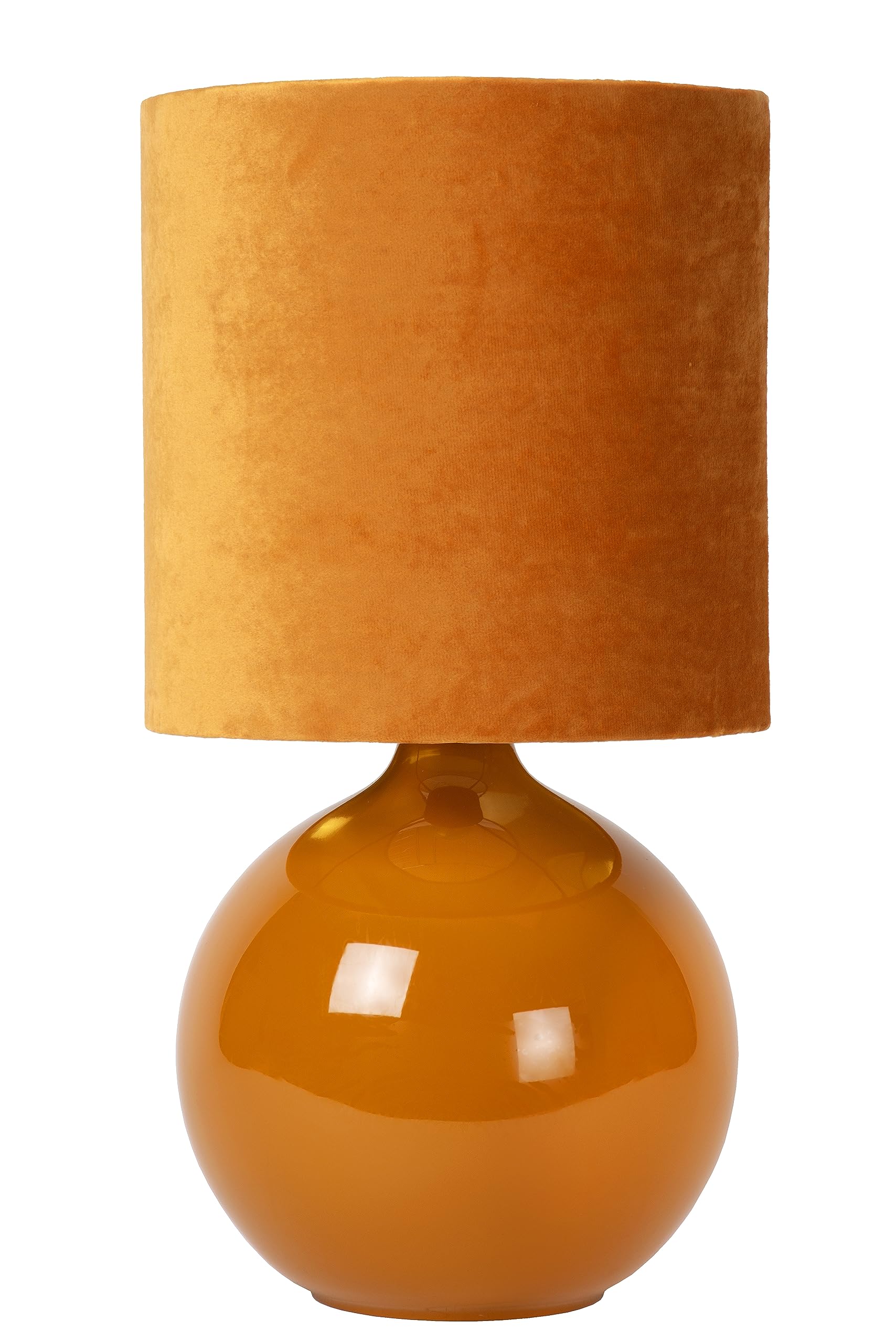 LUCIDE ESTERAD - Lámpara de mesa - Ø 24 cm - 1xE14 - Ocre