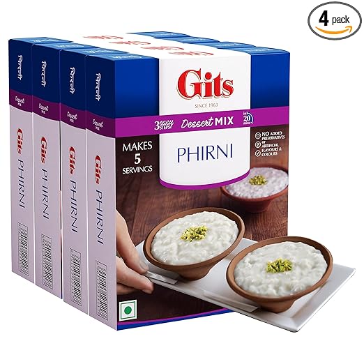 Gits Dessert Phirni Mix 400g (Pack of 4 X 100g Each)