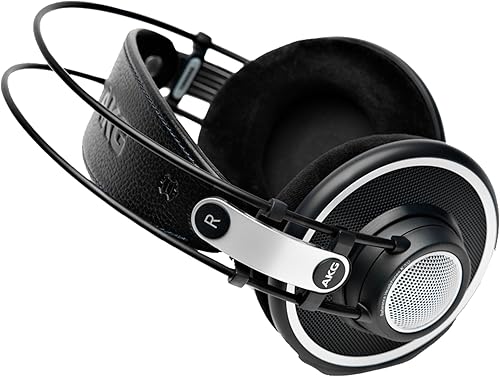 Miniatura 4 de AKG Pro Audio 2458X00190 (K702) Over-Ear, Open-Back, Flat-Wire, Reference Studio Headphones,Black