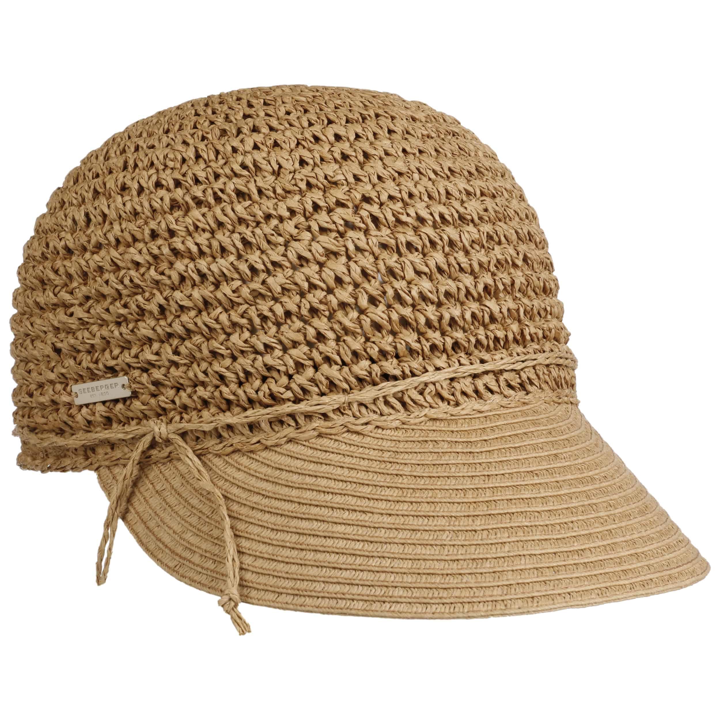 Seeberger Gorra Uni Rollable Crochet Mujer - de Sol Verano Visera para el con Primavera/Verano
