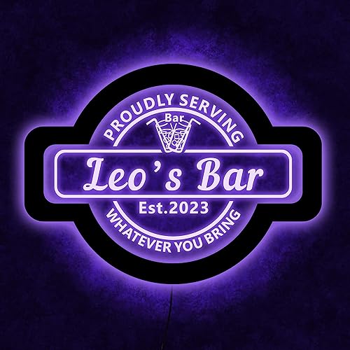 Letrero de Luz de Neón Personalizado y Personalizable, Letrero LED para Bar en Casa, Letrero de Neón para Negocio