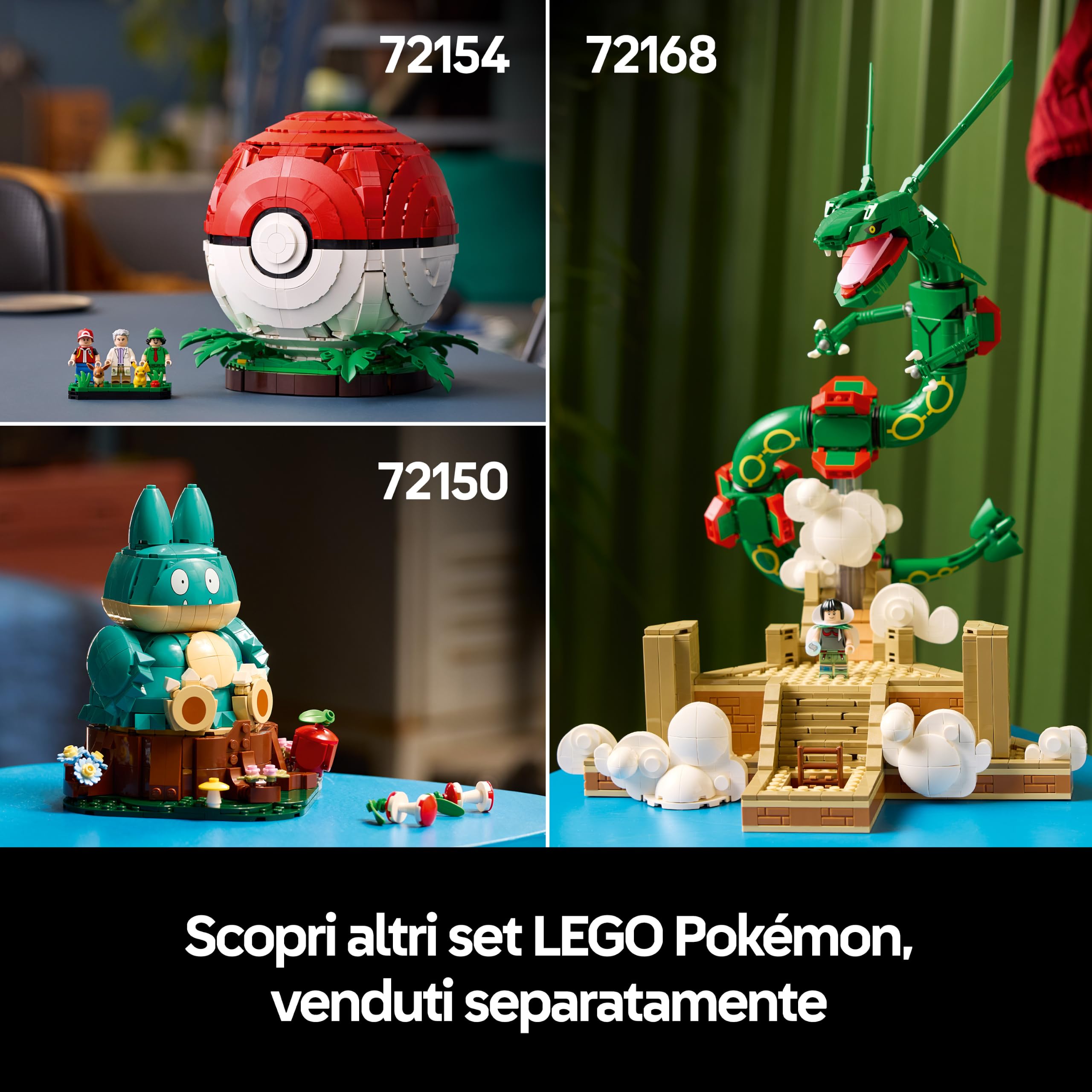 LEGO Pokémon Arcanine - Action Figure da Costruire per Adulti - Kit di Modellismo con Coda, Zampe e Testa Snodabili - Decorazione Stanza da Gaming Fai da Te - Idea Regalo per Gamer da Collezione 72160