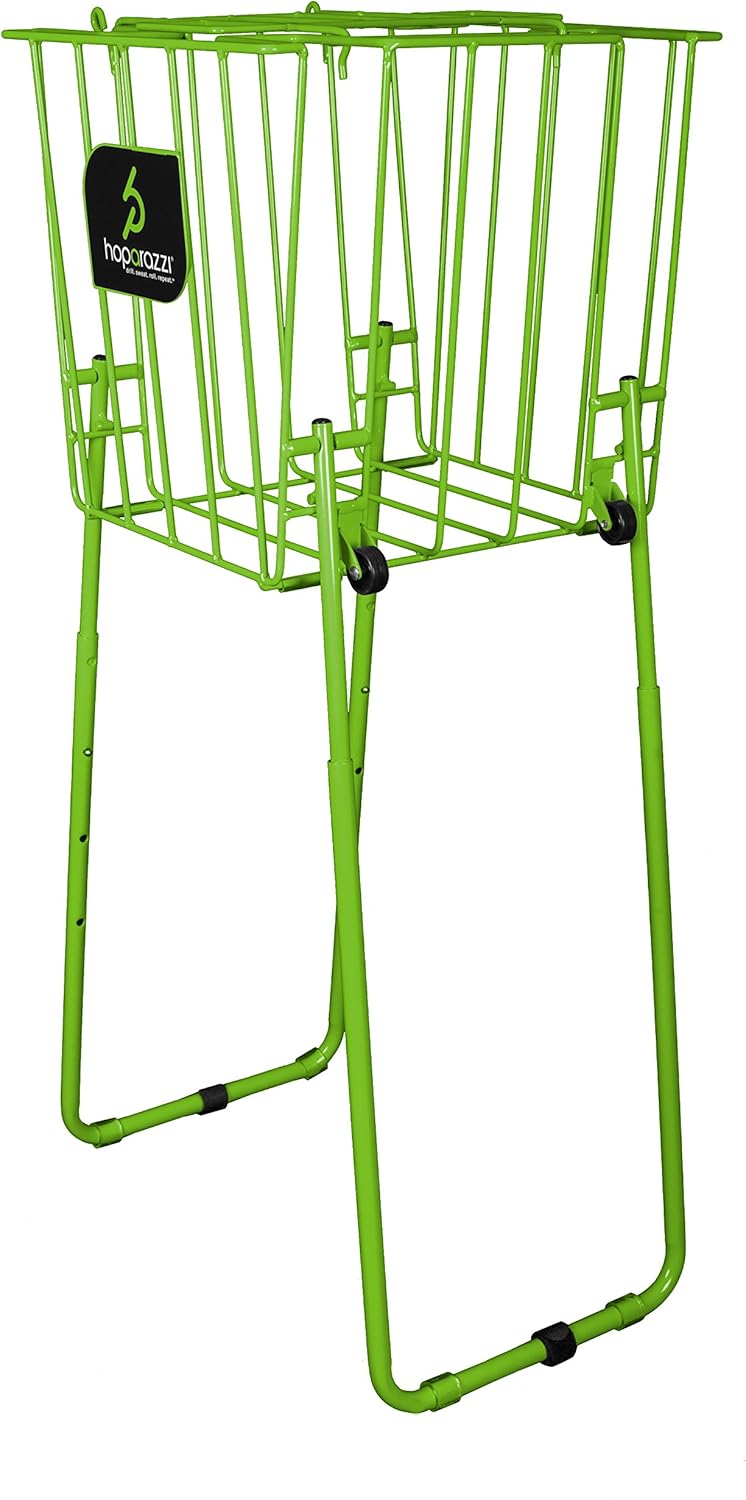 HOPARAZZI Pro Elite 125 Tennis Ball Hopper, Electric Yellow : Sports & Outdoors