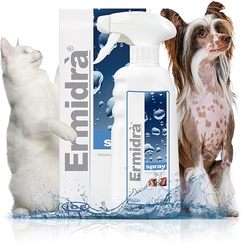 Ermidra Dog & Cat Skin Spray, No-Rinse Rehydrating Leave-In, 300 ml - 9