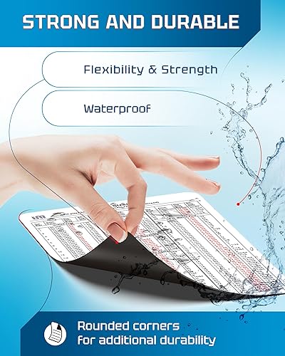 Miniatura 6 de Guía de tallas de taladro métrico y pulgadas  UNC  UNF  NPT  NPS  I.S.O. métrica gruesa  I.S.O. métrica fina  Hoja magnética flexible y guía de