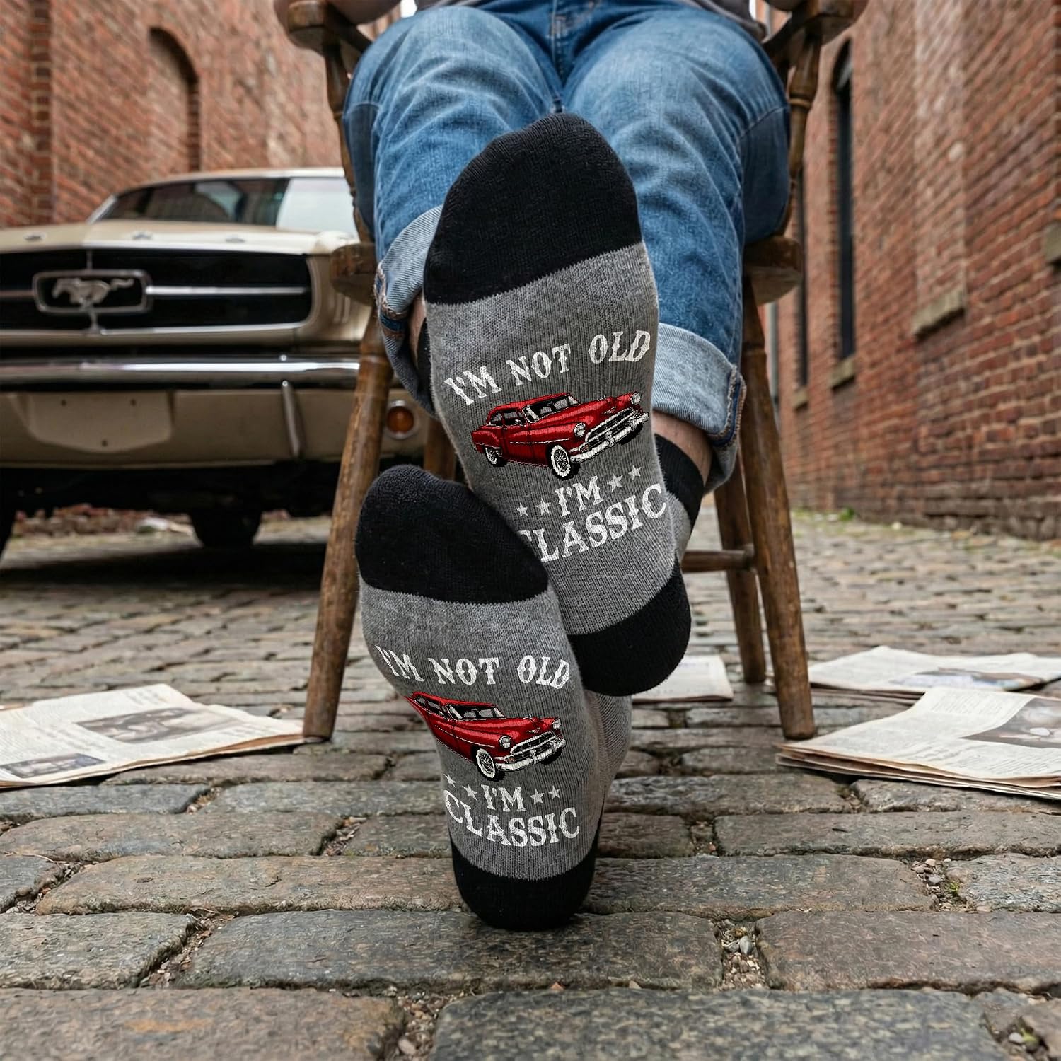 Fathers Day Gift For Dad - Funny Dad Socks, Ideal Father Birthday Gifts