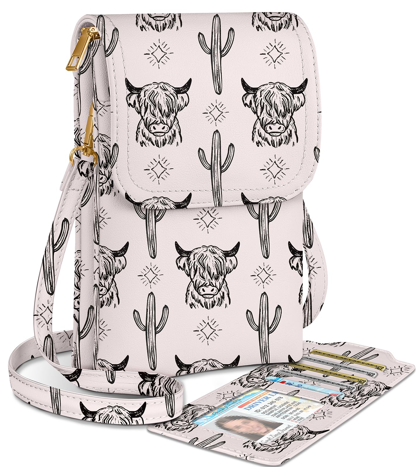 Bistup Small Crossbody Bags for Women Cross Body Purse Handbag Leather Cute Medium Cell Phone Bag Wallet Pouch