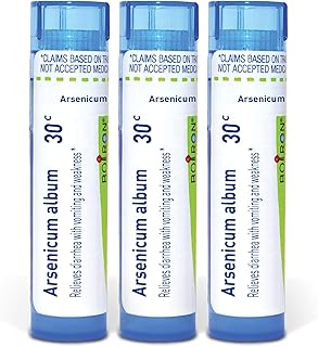 Boiron Arsenicum Album 30c Homeopathic Medicine for Food Poisoning - Pack of 3 (240 Pellets)