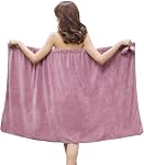 Serviettes de bain pour femmes douche réglable Spa Wrap avec Home Hotel Peignoirs Chemise pour Sauna Plage Piscine Gym Voyage Gris