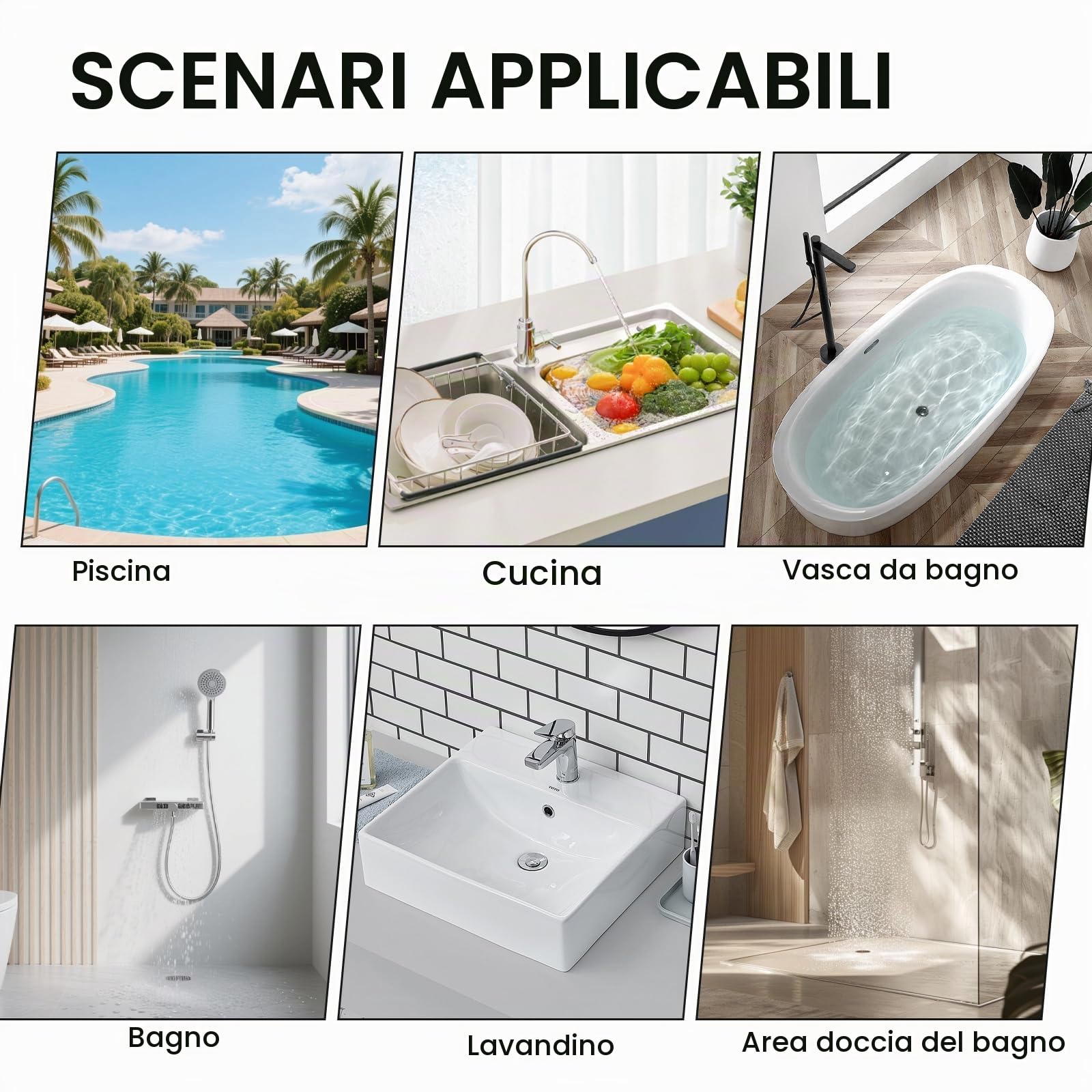 3 Pezzi Raccogli Capelli Doccia, Filtro Doccia Capelli in Silicone, Filtro per Capellio Protezione Scarico con Fondo Rialzato, Filtros per Lavello per Bagno, Vasca da Bagno, Cucina