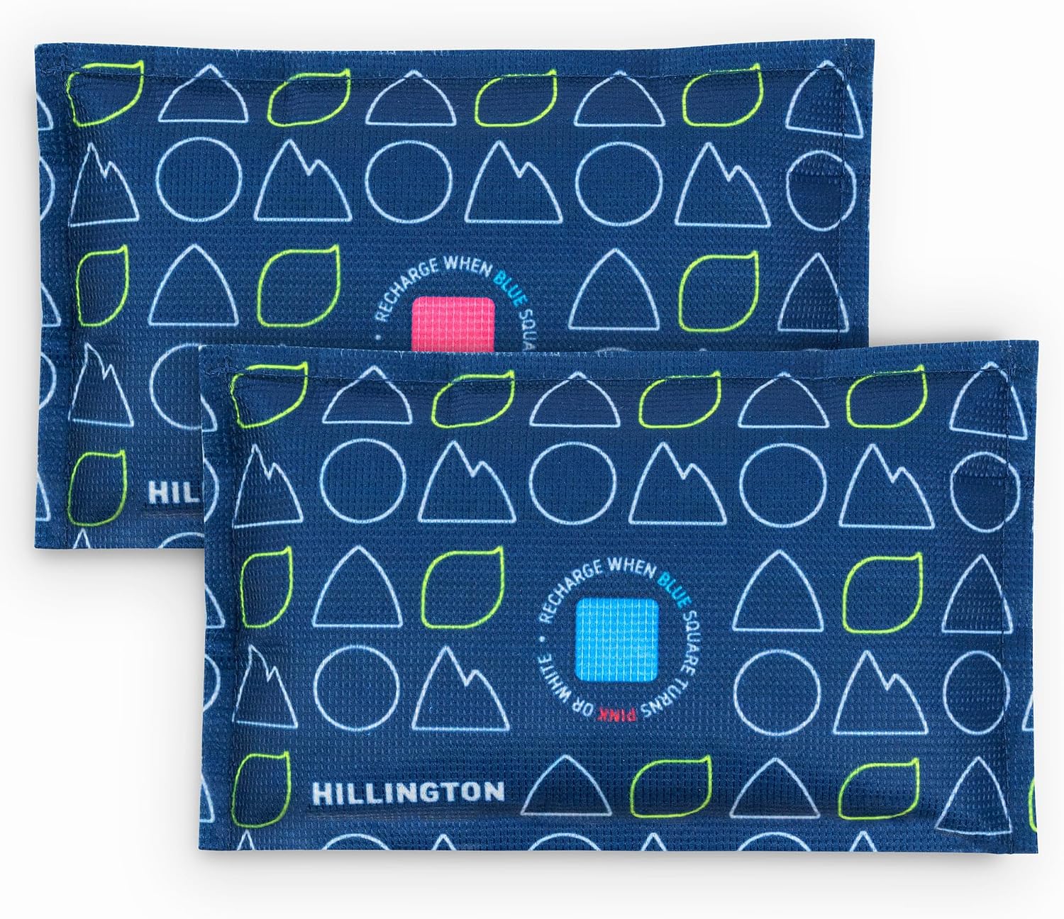 Hillington 250g Reusable Car Dehumidifier Bags 2-Pack - Small Cars & Spaces