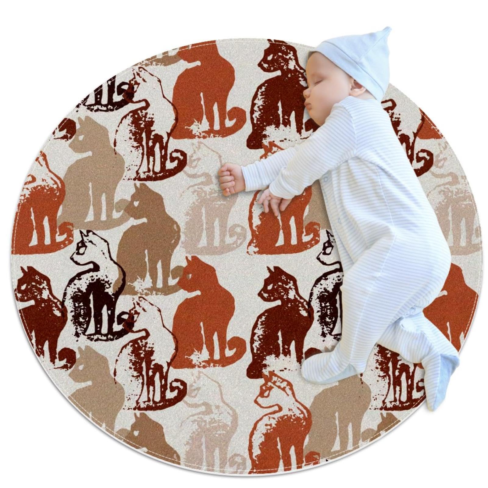 Tapis de salle de bain chat grunge déco fleurie pour chambre et descente de canapé