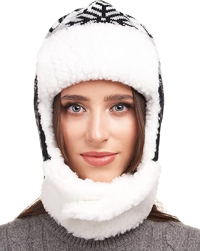 Miniatura 4 de Team Snowflake Gorro de invierno para mujer divertido sombrero Ushanka con orejeras