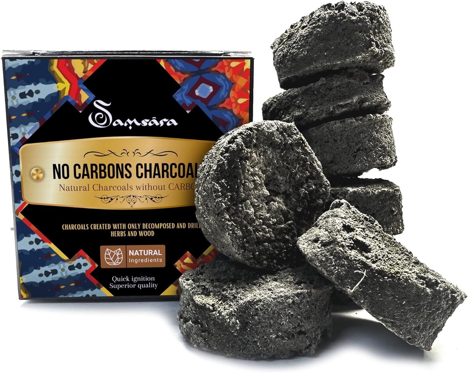 Carboncini Per Incenso Fai Da Te Samsara Carboncini per Incenso Artigianali | NO CARBONE, NO additivi