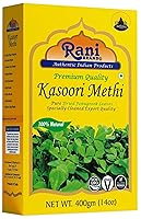 Vista 14 de Rani Hojas de fenogreco orgánicas secas (Kasoori Methi) 3.5 oz (100 g) ~ Todo natural Vegano Apto para gluten Sin OMG Kosher Origen indio