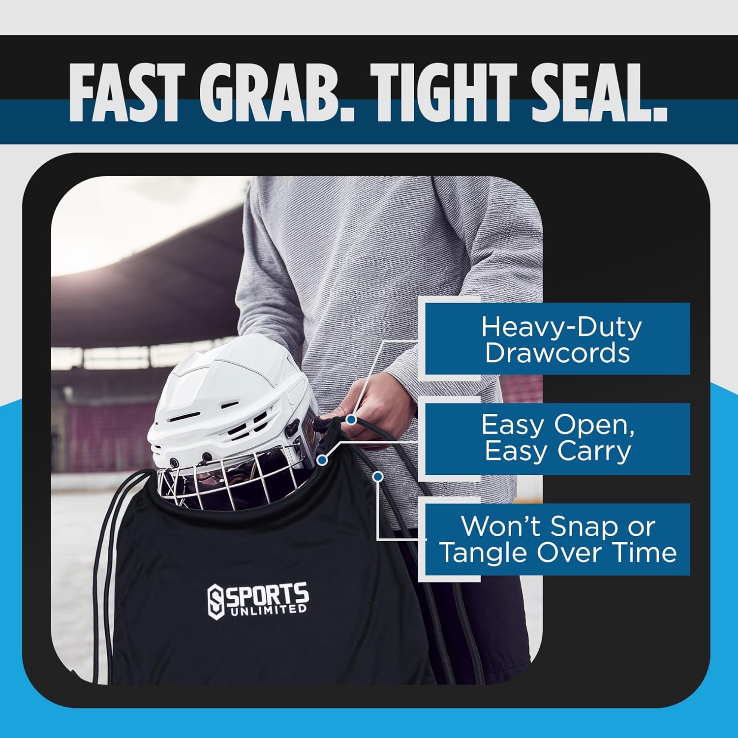 Sports Unlimited Football Helmet Bag - Ski/Snowboard/Hockey Helmets Bags - Motorcycle Helmet Bag