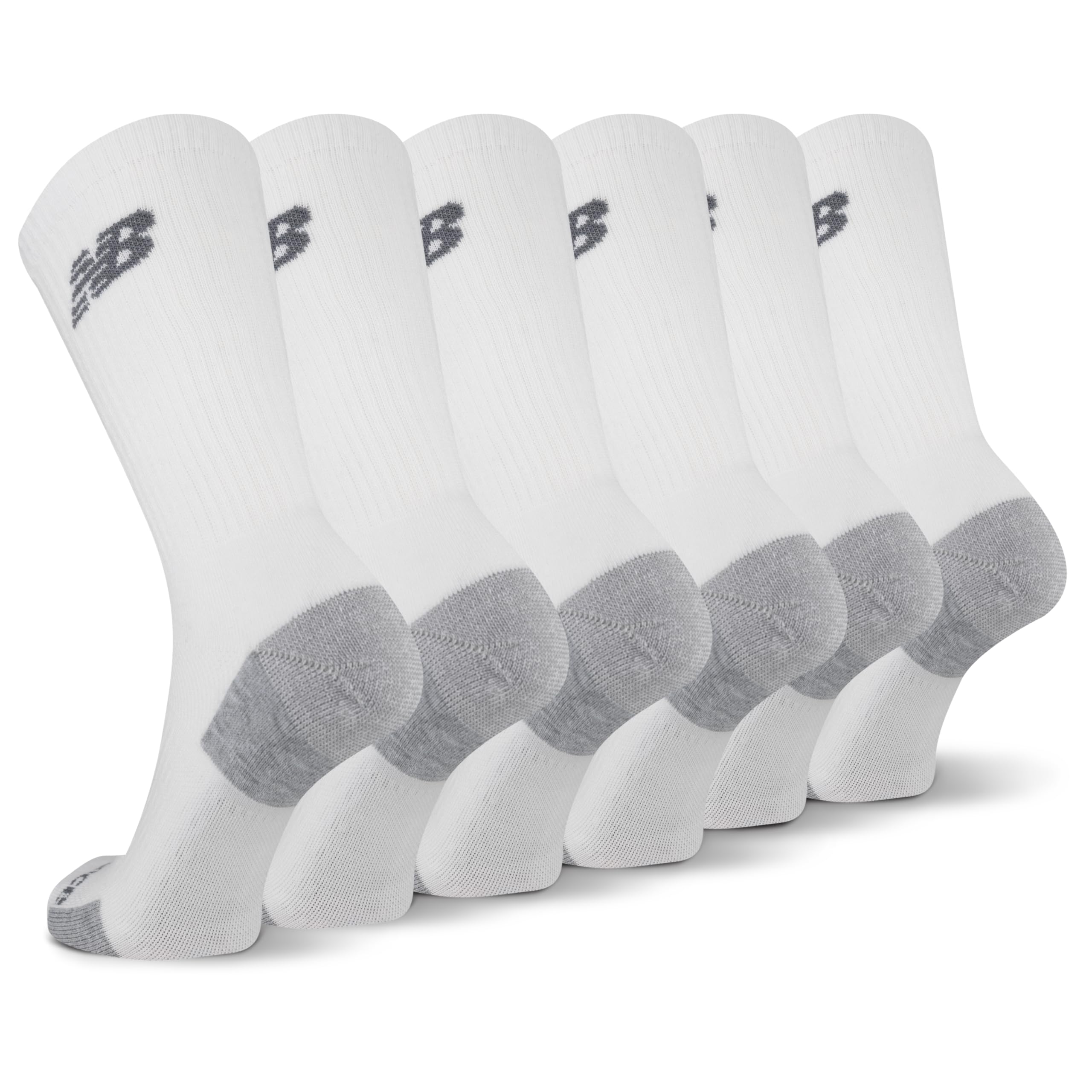 New Balance Performance Recycled Crew, confezione da 6
