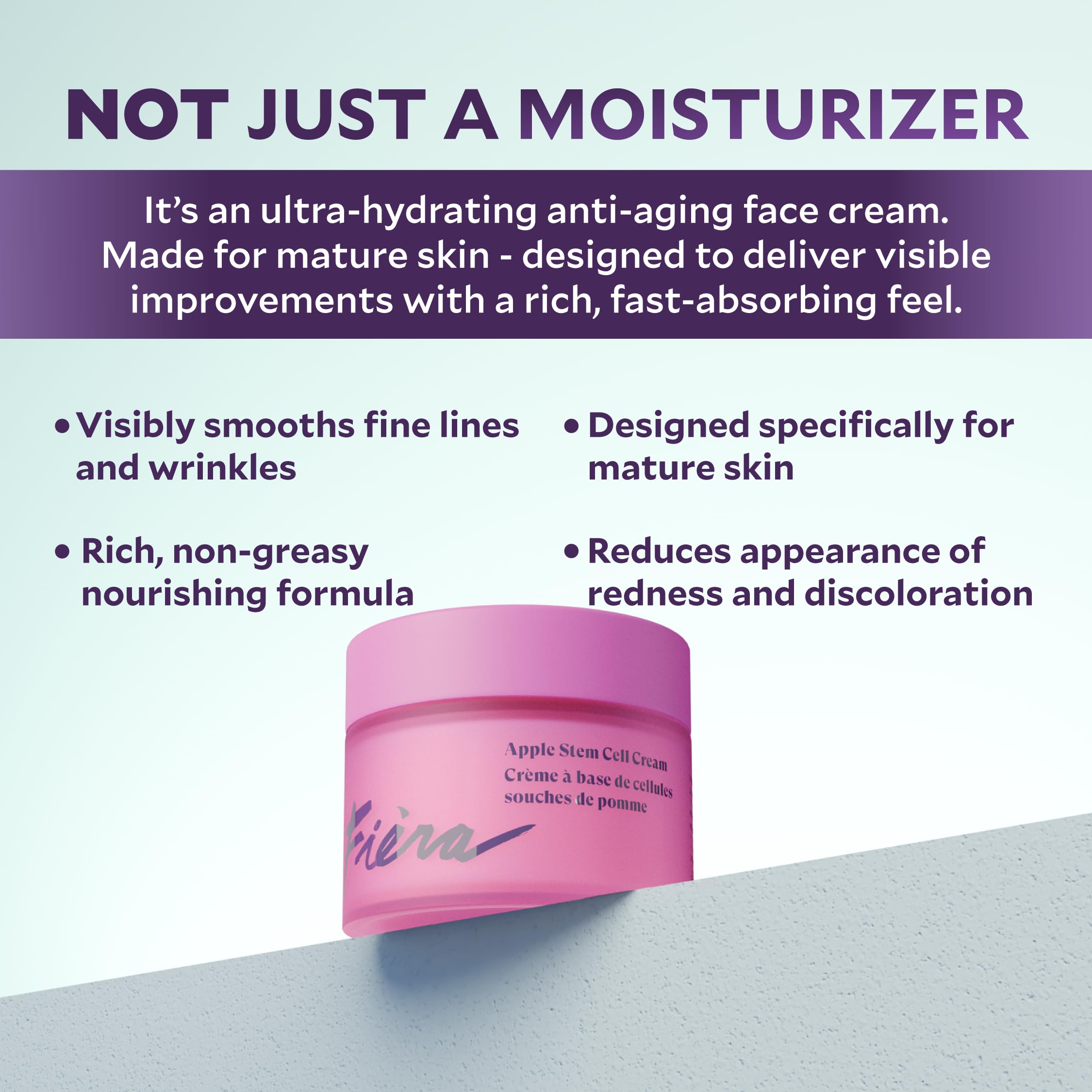 Fièra Cosmetics Apple Stem Cell Cream - Gesichtscreme für Tag und Nachthaut