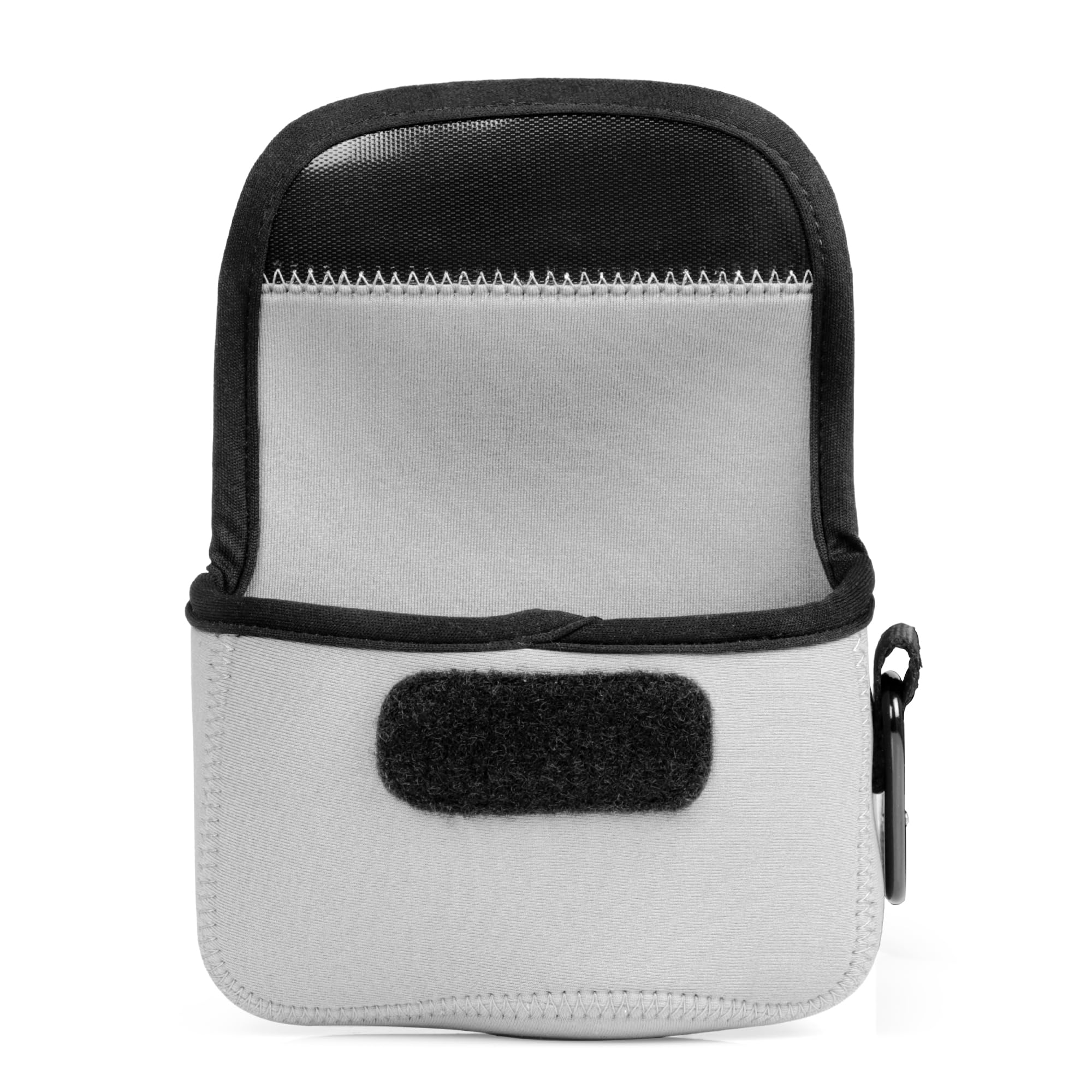 MegaGear Neoprenowe etui na aparat Fujifilm X100VI - stylowa i ochronna torba do fotografii cyfrowej, Szary, Neoprenowe etui na aparat