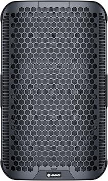 NBVDP115A 1800W Powered 15 PA Speaker with 2-Channel Mixer, Bluetooth Streaming & Wireless Stereo Linking
