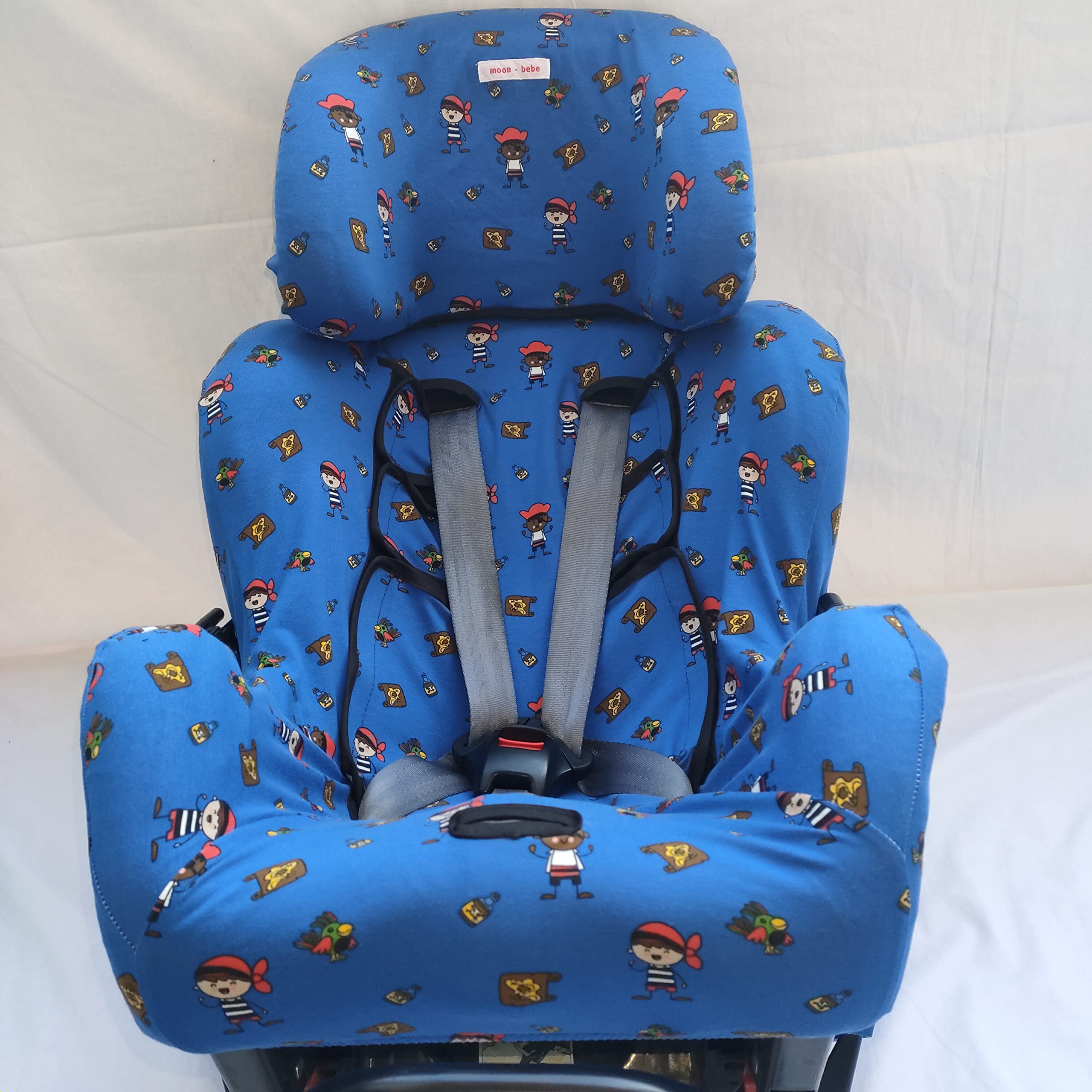 moon-bebe Funda para Silla de Coche Klippan Kiss 2 Y KLIPPAN Plus(Azul)
