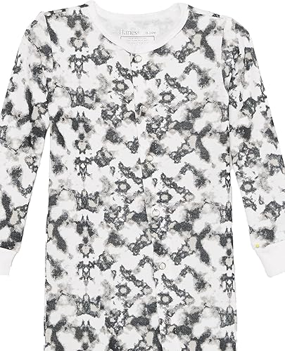 Miniatura 7 de Hanes Boys Ultimate Baby Flexy 2 Pack Sleep and Play Suits Black Stripe, Dark Blue Stripe, Grey Fun, Light Pink Stripe, Dark Pink Stripe, Grey/Blue