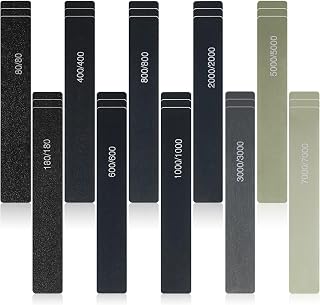 Honoson 30 Pieces Sanding Sticks Sandpaper Sanding Sticks for Plastic Models Assorted Metal and Wood Tools Polishing Stick Mini Finger Sander for Amateur and Beginner Crafts Accessories