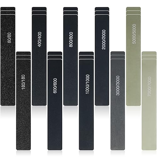 Honoson 30 Pieces Sanding Sticks Sandpaper Sanding Sticks for Plastic Models Assorted Metal and Wood Tools Polishing Stick Mini Finger Sander for Amateur and Beginner Crafts Accessories