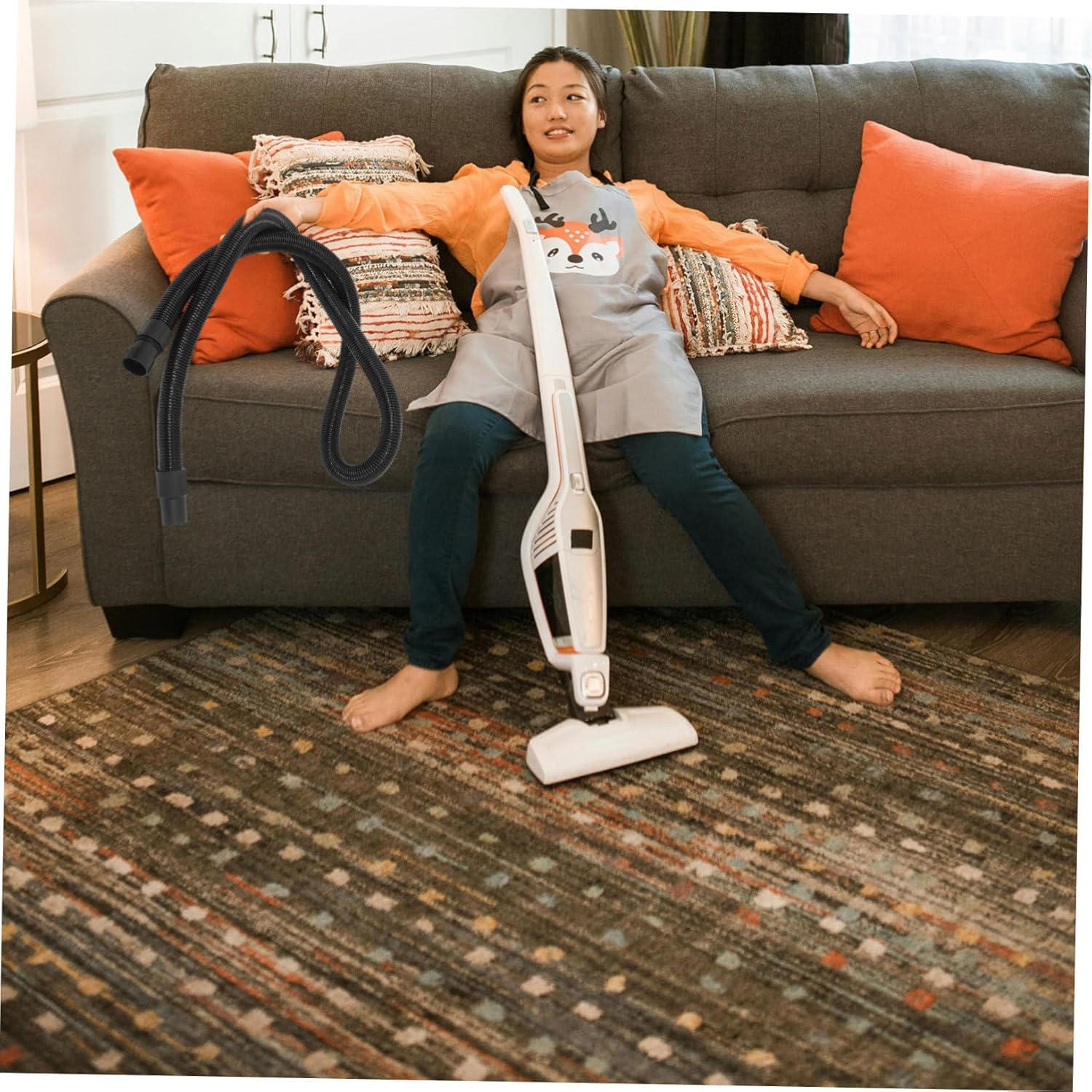 Vacuum Hose Extension 43mm Handheld Connector Soft Tube for Vacuum Cleaner