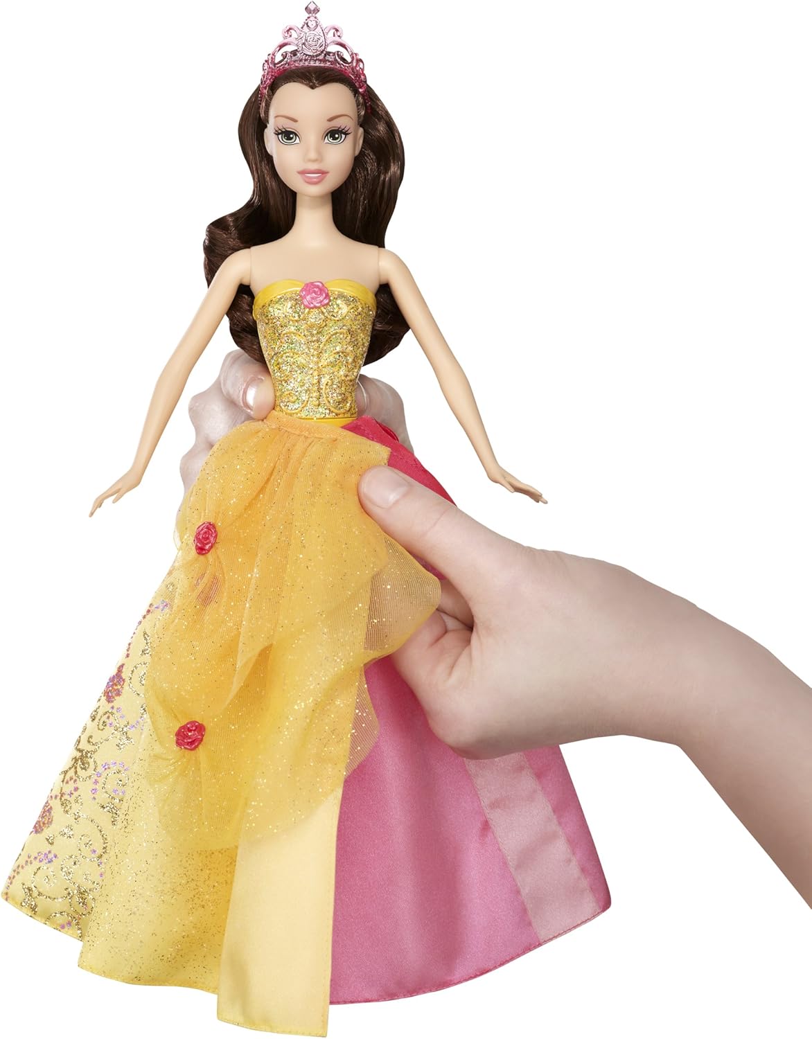Mattel Disney Princess 2-in-1 Ballgown Surprise Belle Doll