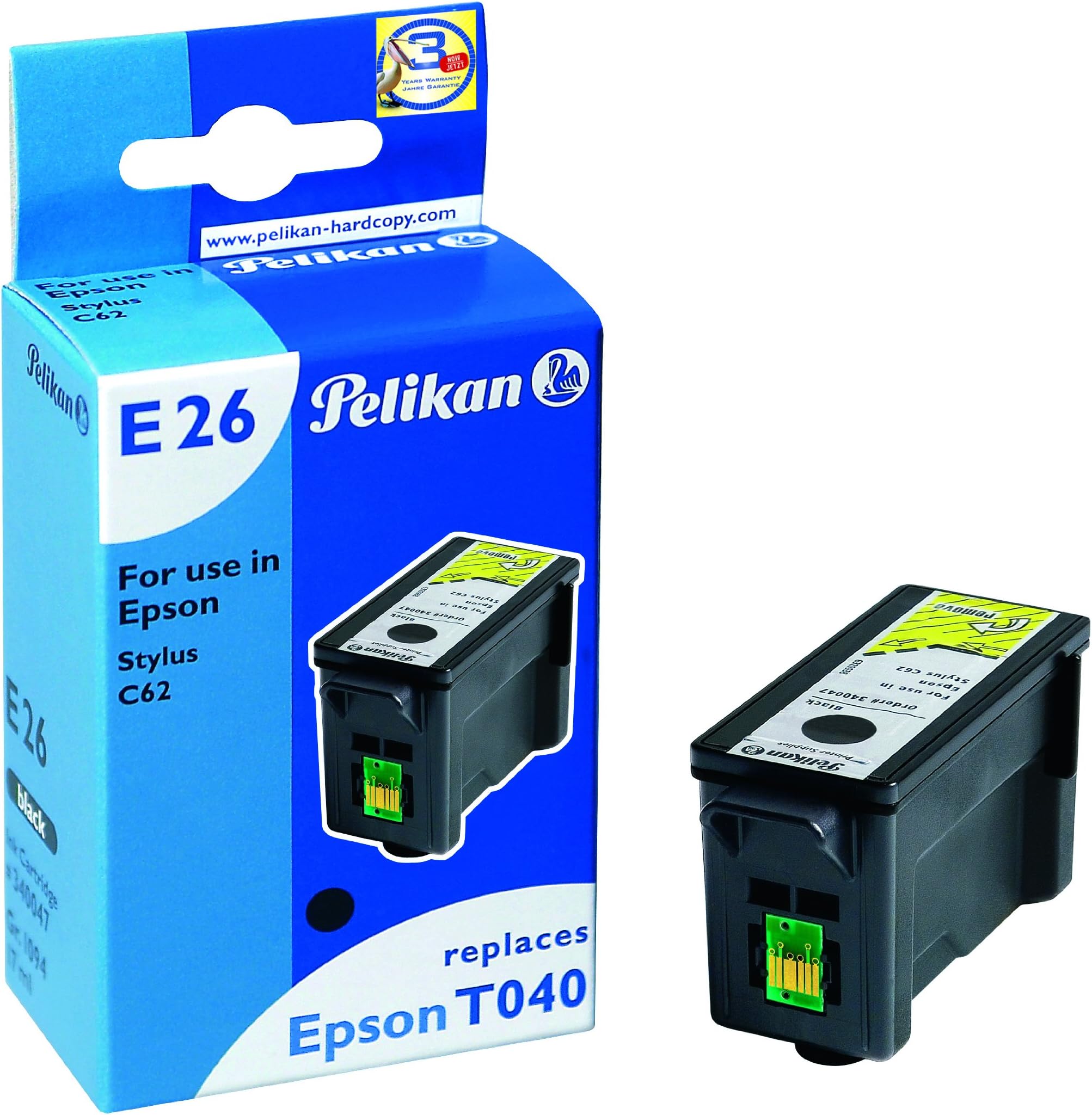 Pelikan E26 - Ink tank ( replaces Epson T040 ) - 1 x black - 420 pages