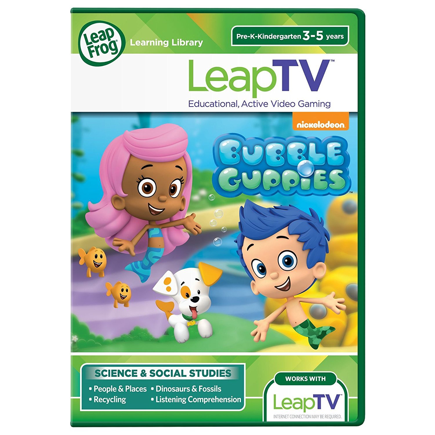 LeapFrog LeapTV 4PC Learning Set: Bubble Guppies, Dora