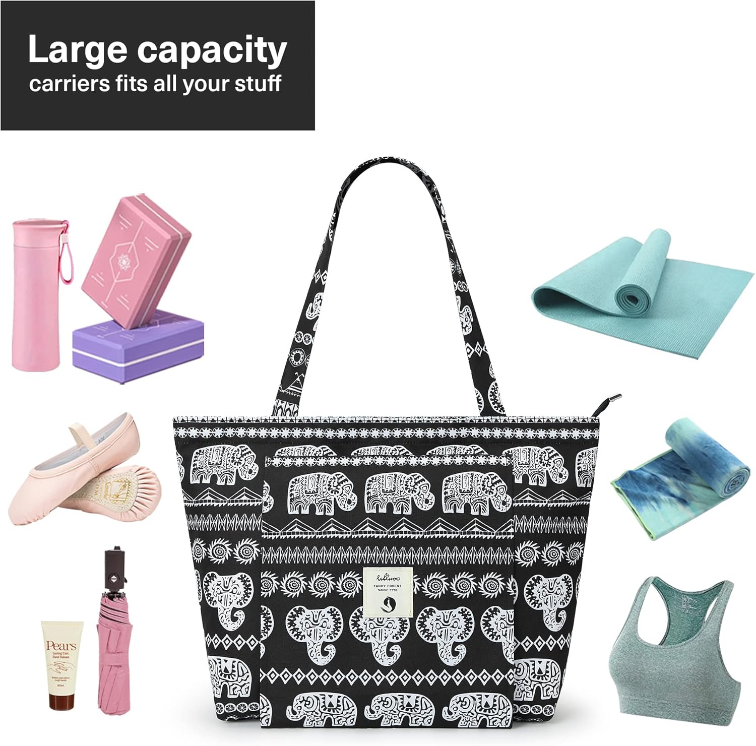 WLLWOO WLLWOO Yoga Bags for Women with Yoga Mats Bags Carrier Carr