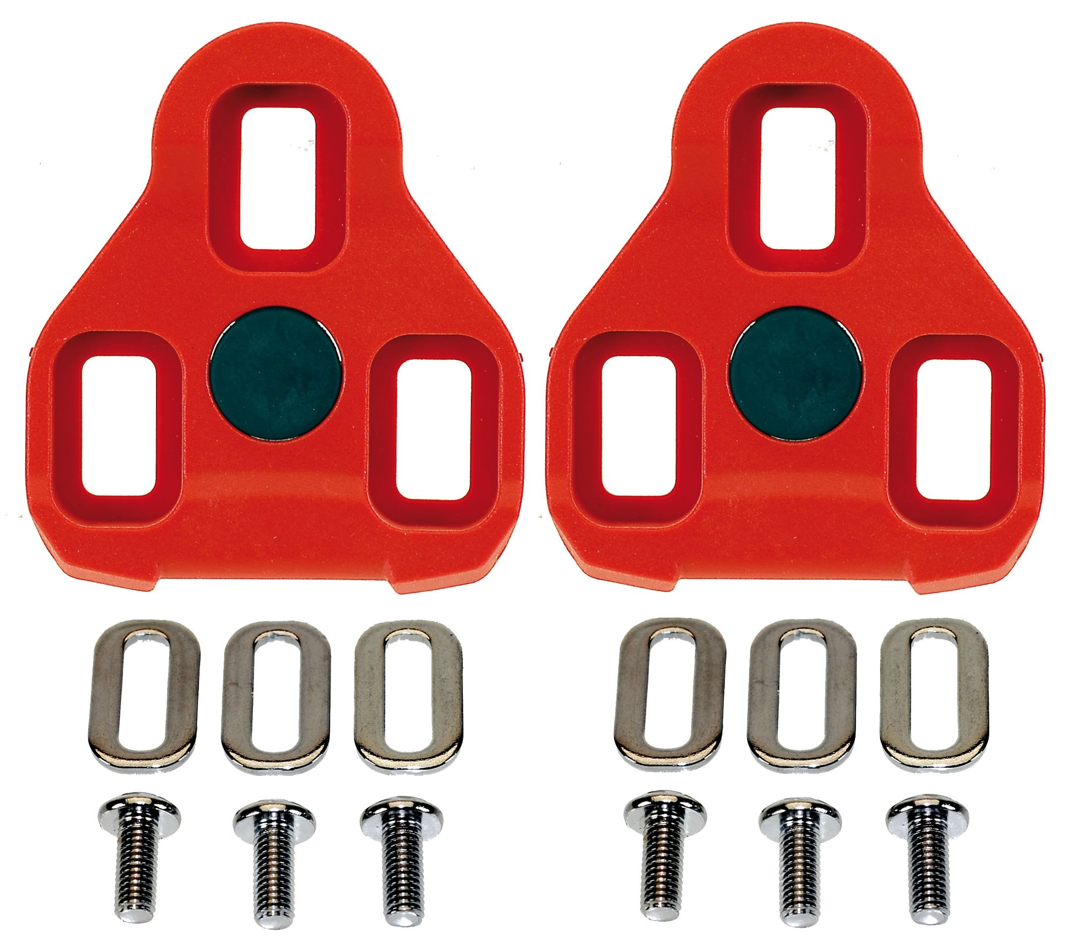 Shoe Plates for Road Bike Look Keo Pedal System Red 7°