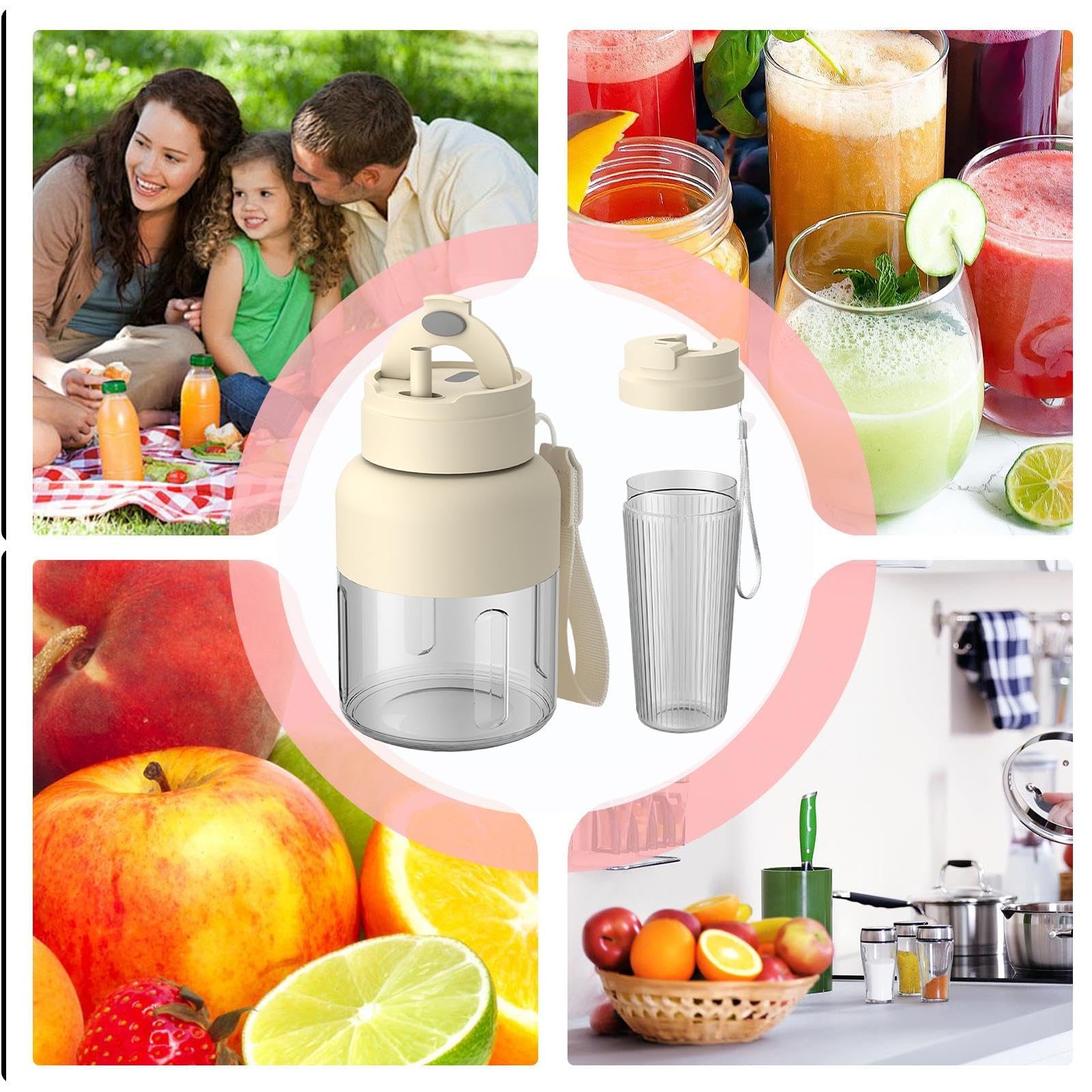 Portable Juicer Blender Presse-agrumes électrique personnel portable