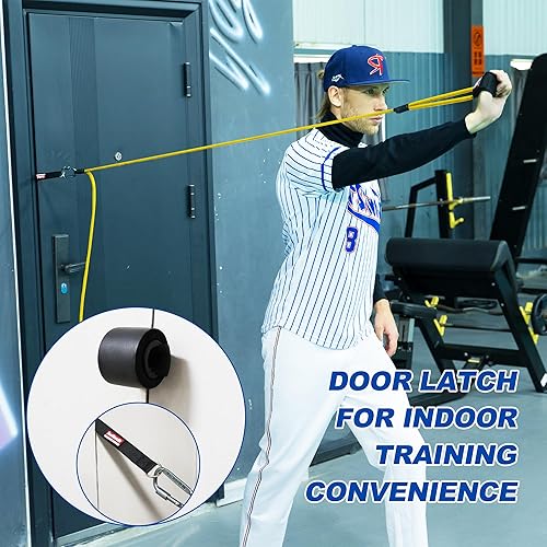 Miniatura 8 de Bandas de resistencia para lanzadores, equipo de entrenamiento de béisbol y softbol para mejorar la fuerza del brazo y el entrenamiento de