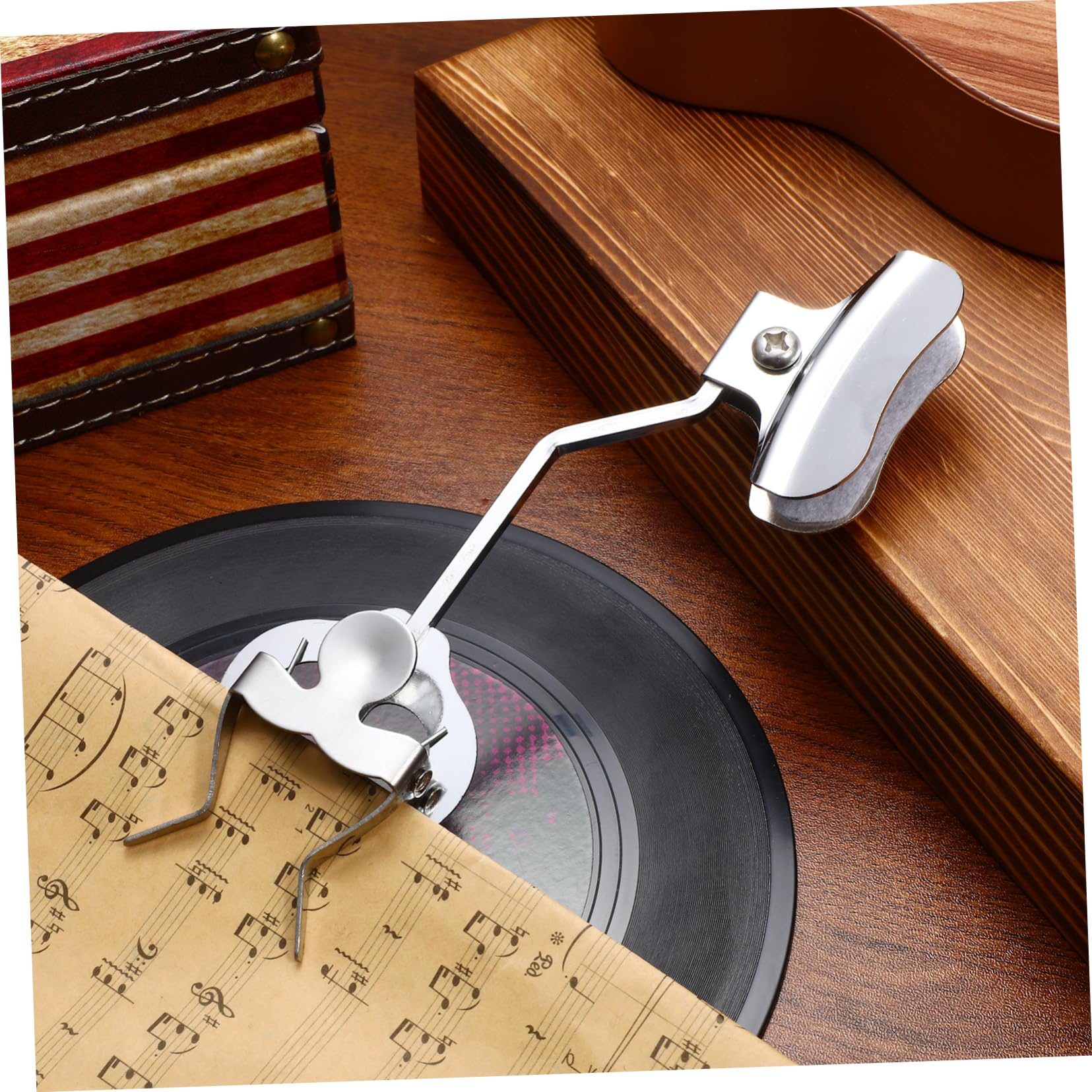 ibasenice 3 Pezzi Supporto A Morsetto Per Fogli Supporto A Morsetto Per Libri Supporto Per Sordina Per Tromba Per Bande Musicali