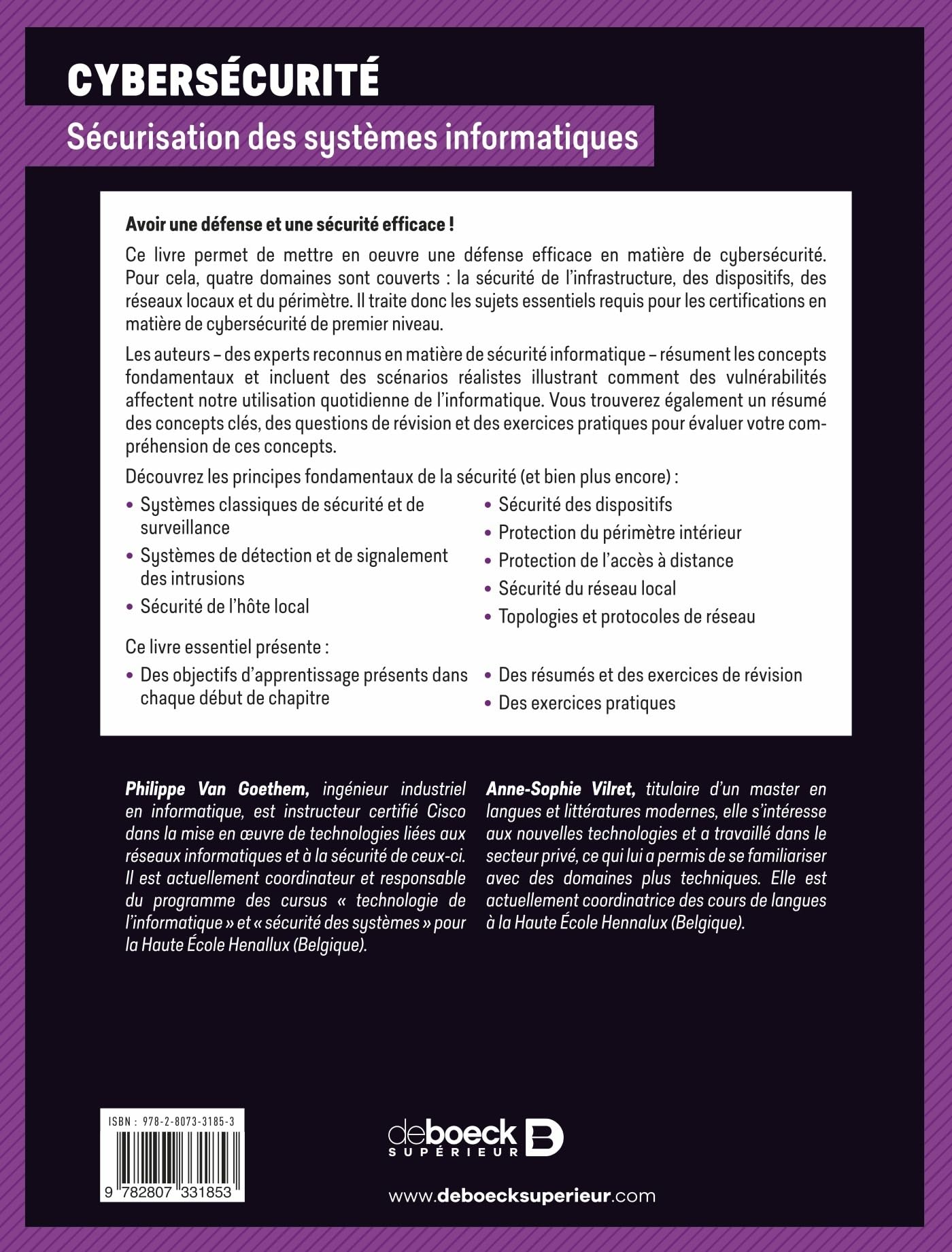 Cybersécurité: Sécurisation des systèmes informatiques