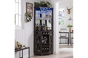 OKD Corner Bar Storage Cabinet: The Cornerstone of Your Home Bar Oasis