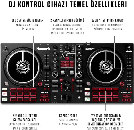 Numark Mixtrack Pro FX 2 Deck DJ Controller