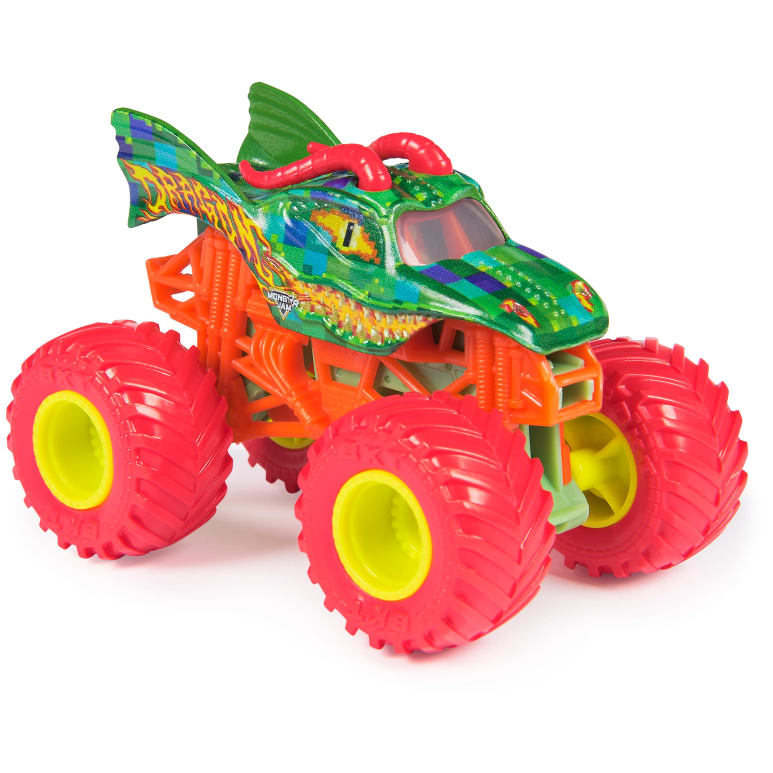 Monster Jam Dragon Monster Truck - Veicolo pressofuso in scala 1:64