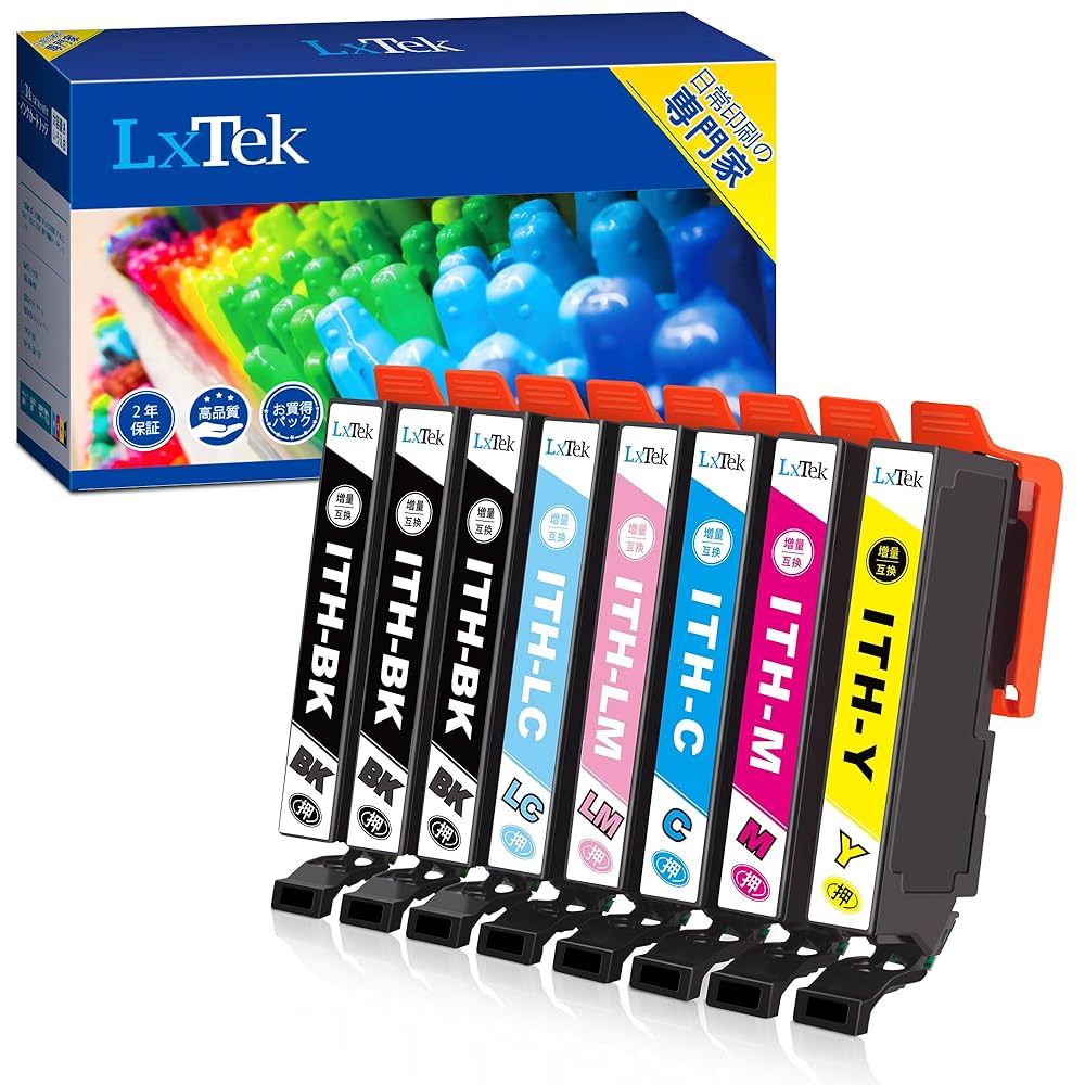 Amazon.co.jp: LxTek ITH-6CL エプソン用 インク イチョウ EPSON