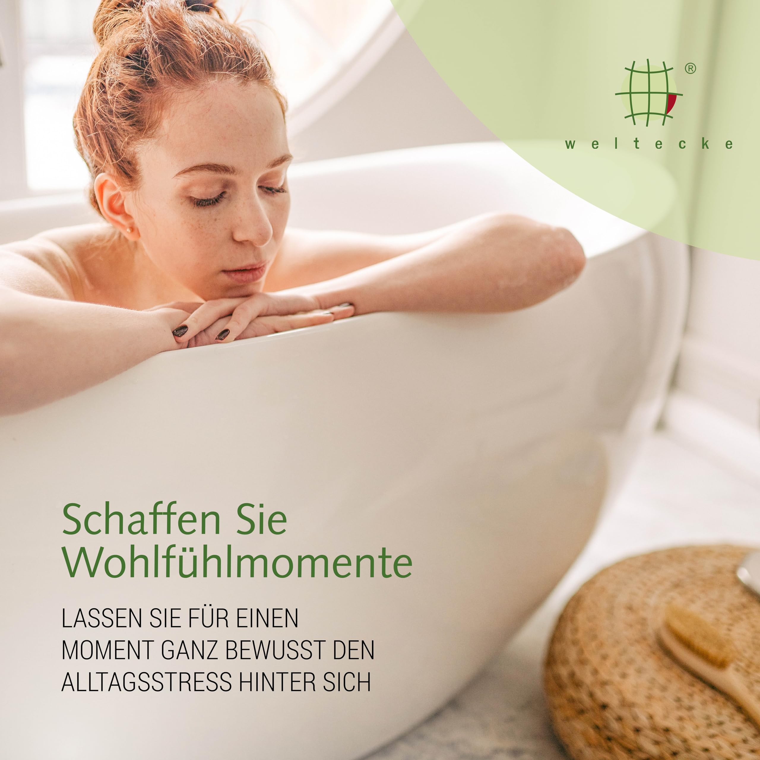 Weltecke Podstawowa sól do kąpieli lawendowa 2800 g | relaksująca kąpiel zasadowa o naturalnym zapachu lawendy | 100% wegańska | wellness dla skóry | wspomaga detoksykację i równowagę skóry | kąpiel