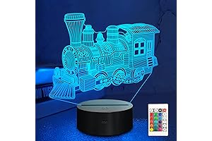 Lampeez 3D Steam Train Lamp Night Light